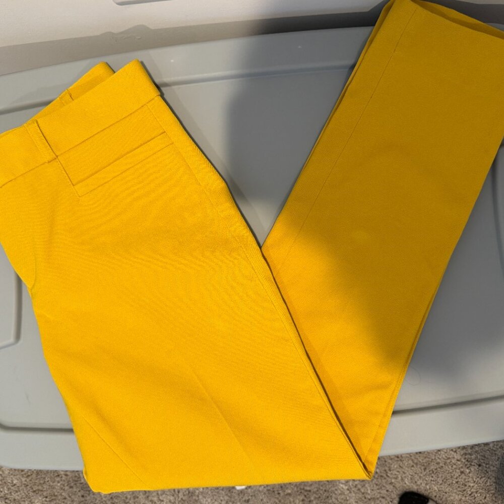Banana Republic Jackson Fit Trousers – Yellow – Women’s Size 2